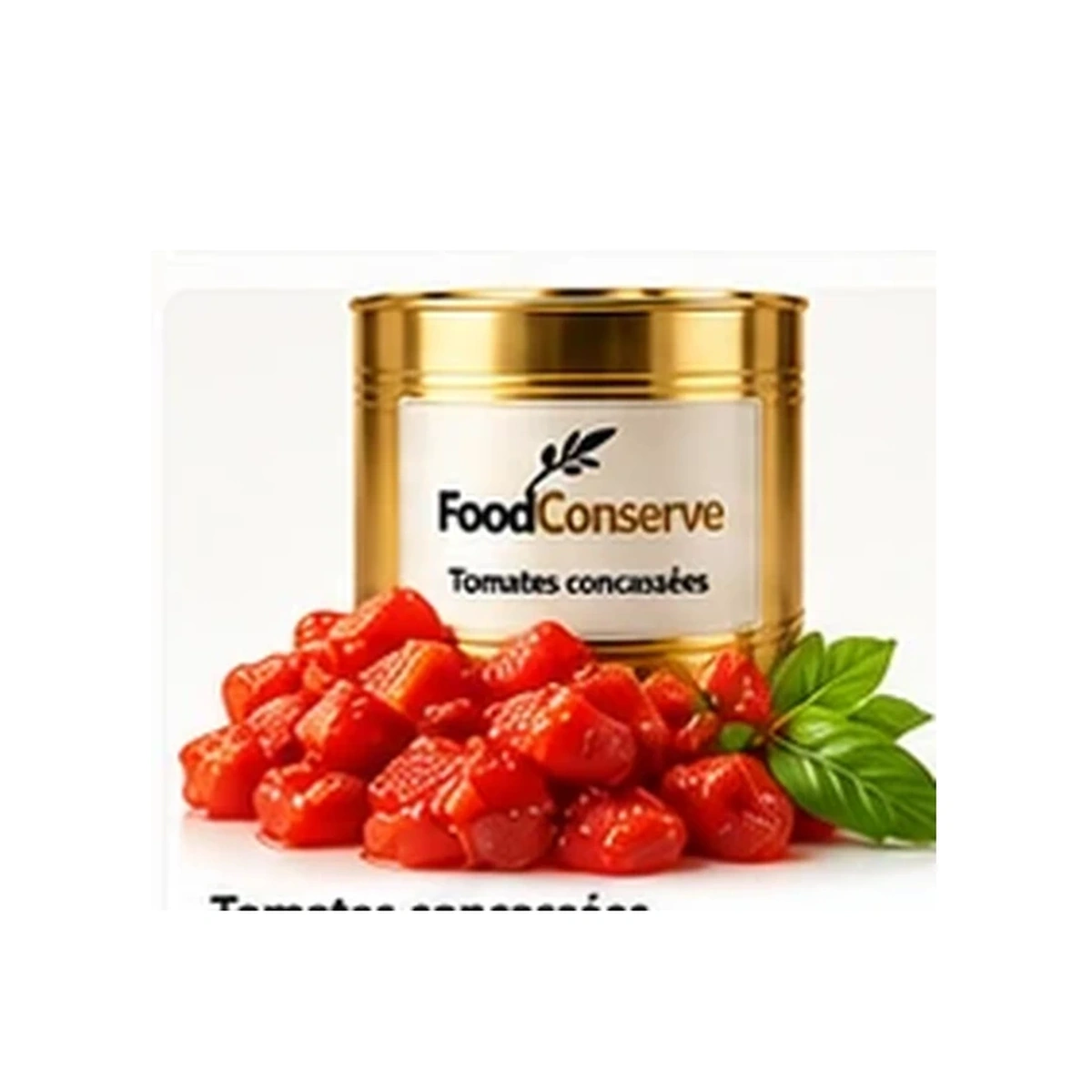 Boîte dorée FoodConserve : Tomates concassées