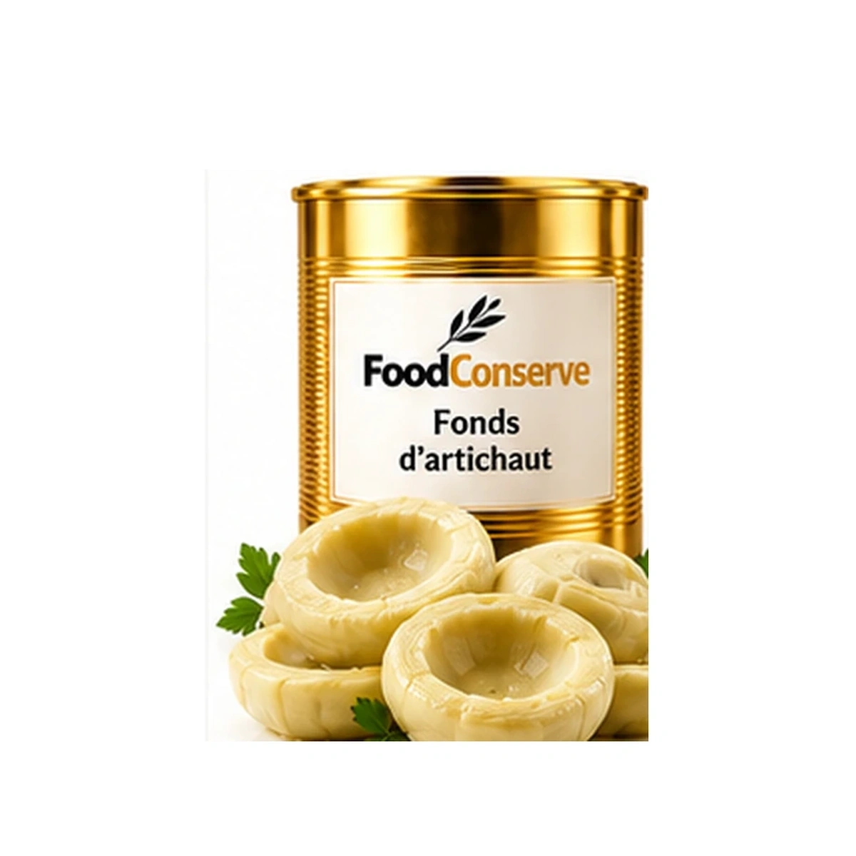 Boîte dorée FoodConserve : Fonds d'artichauts