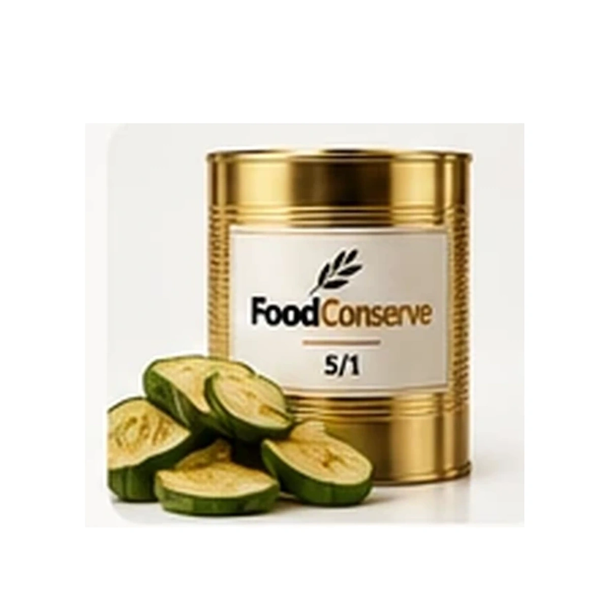 Boîte dorée FoodConserve : Courgettes grillées