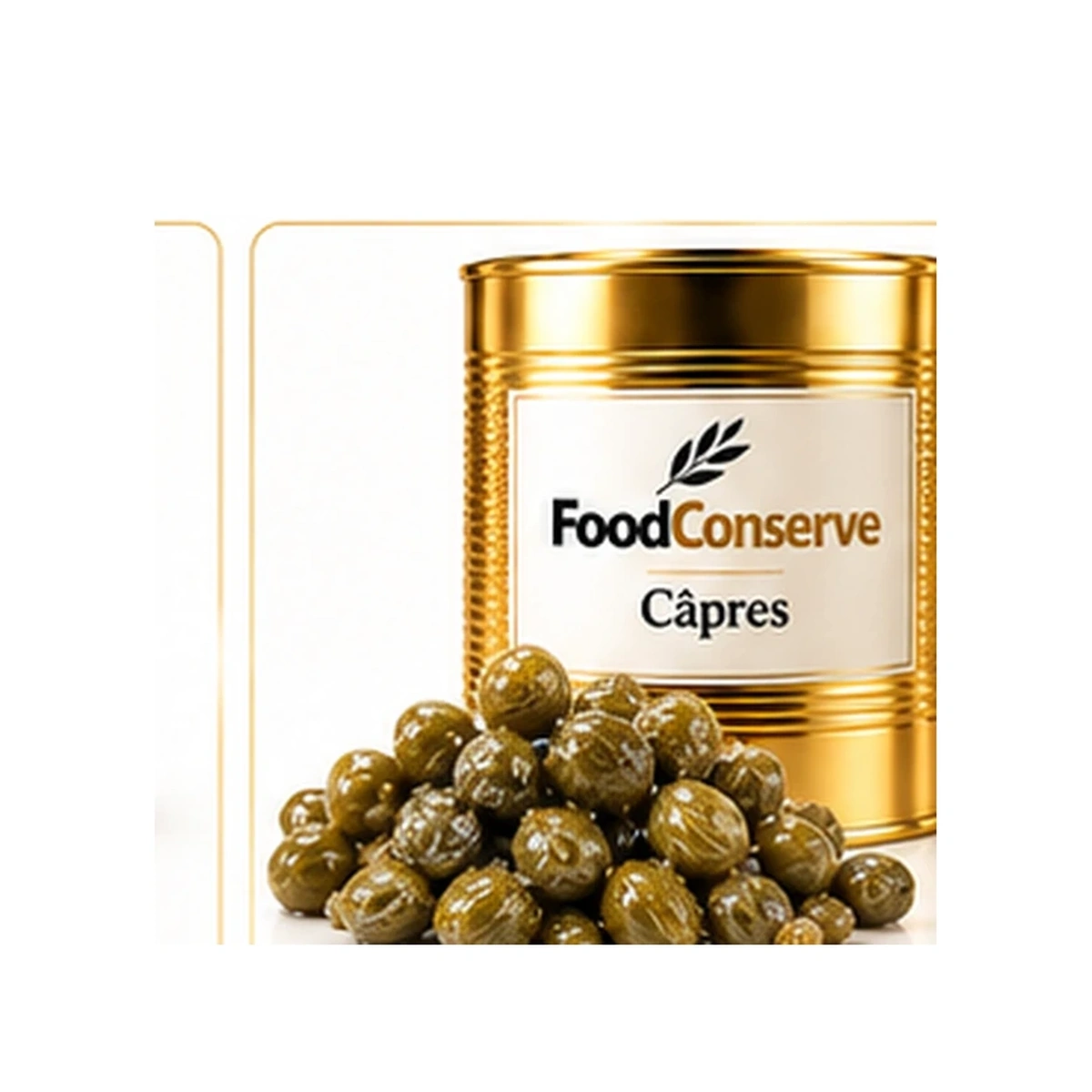 Boîte dorée FoodConserve : Câpres