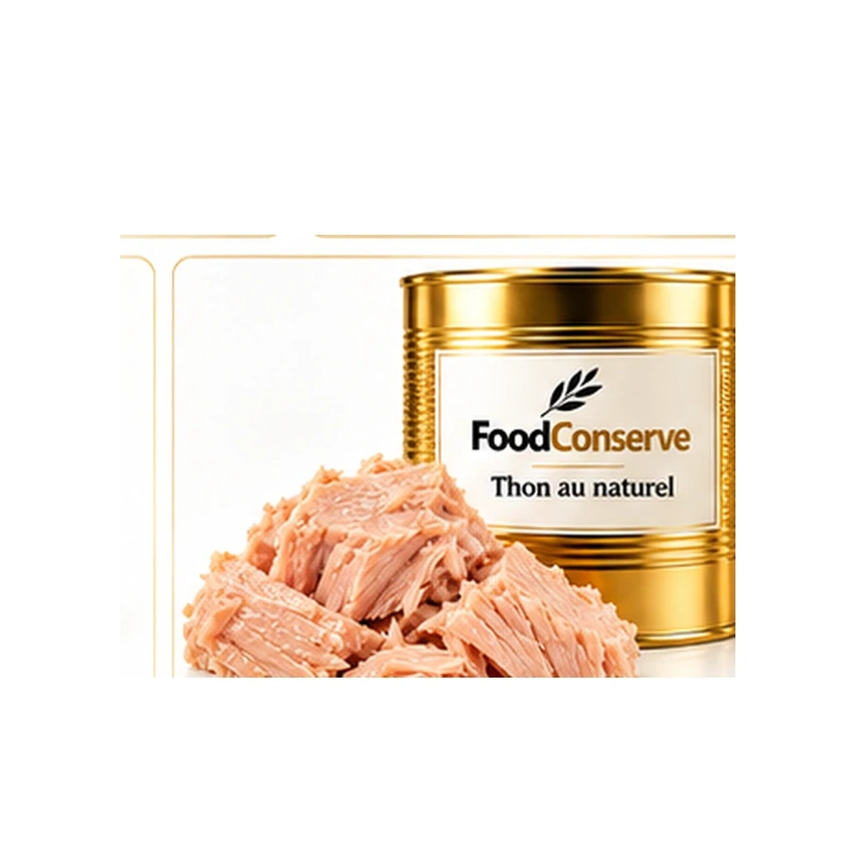 Boîte dorée FoodConserve : Thon au naturel